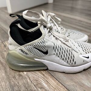 Nike Air Max 270 White and Black Shoes